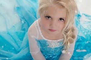 Vestito Elsa Frozen con accessori